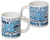North Carolina Tar Heels Wordmark Mug